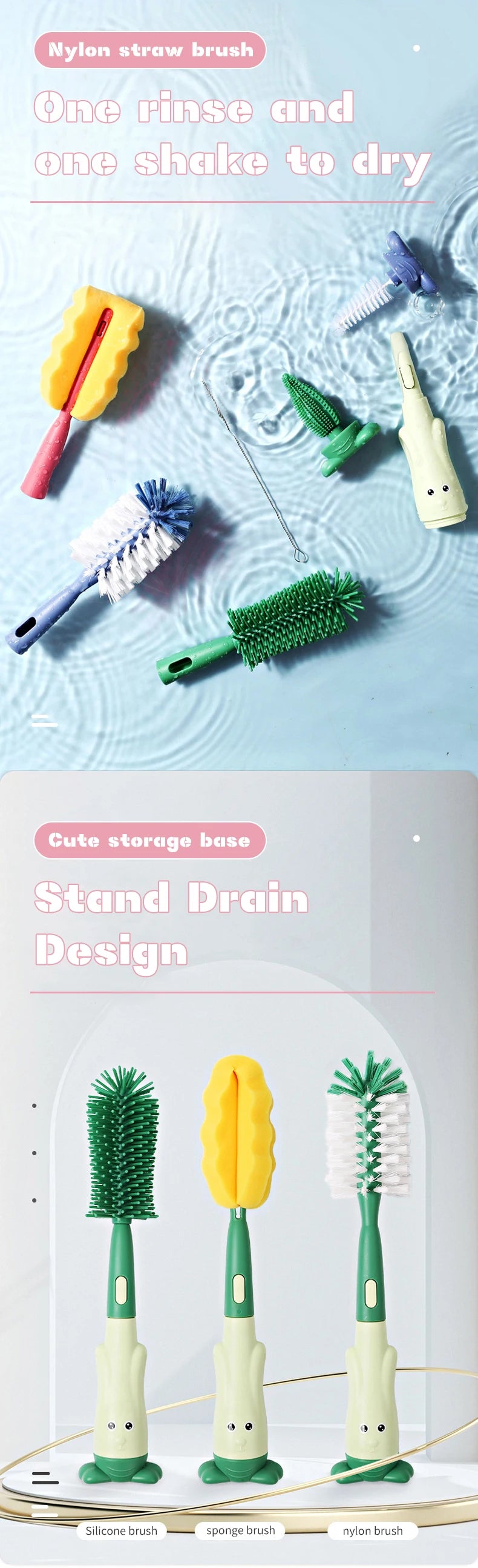 BABY SILICONE BOTTLE BRUSH
