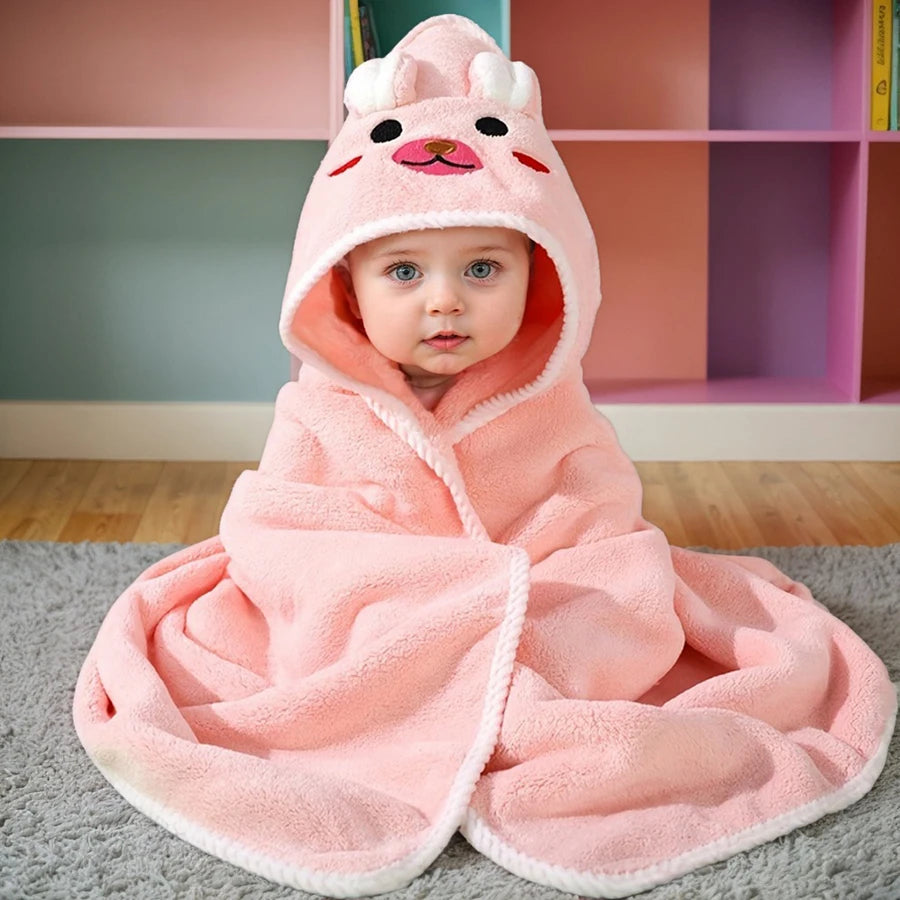 BABY HOODED BATH TOWEL