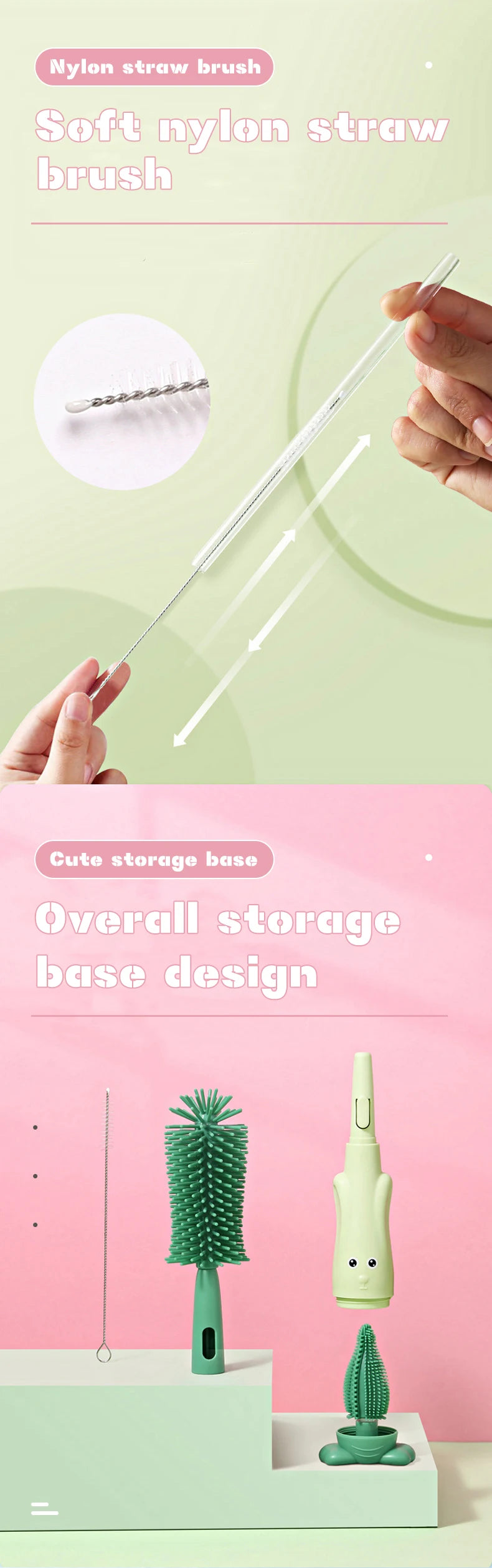 BABY SILICONE BOTTLE BRUSH