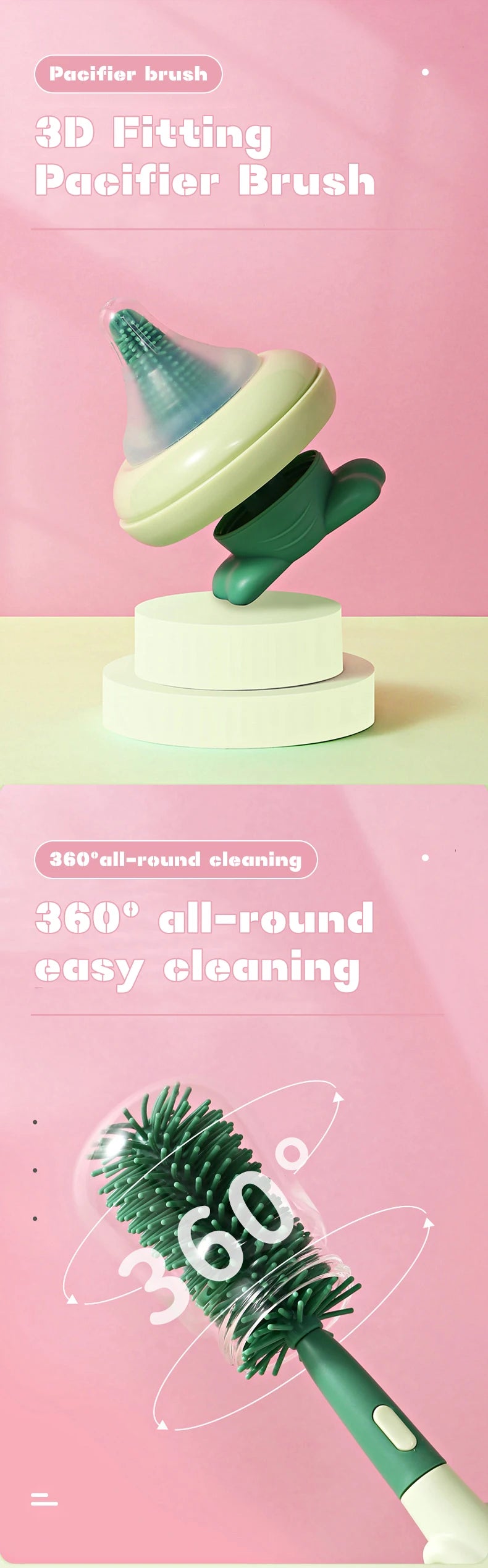 BABY SILICONE BOTTLE BRUSH