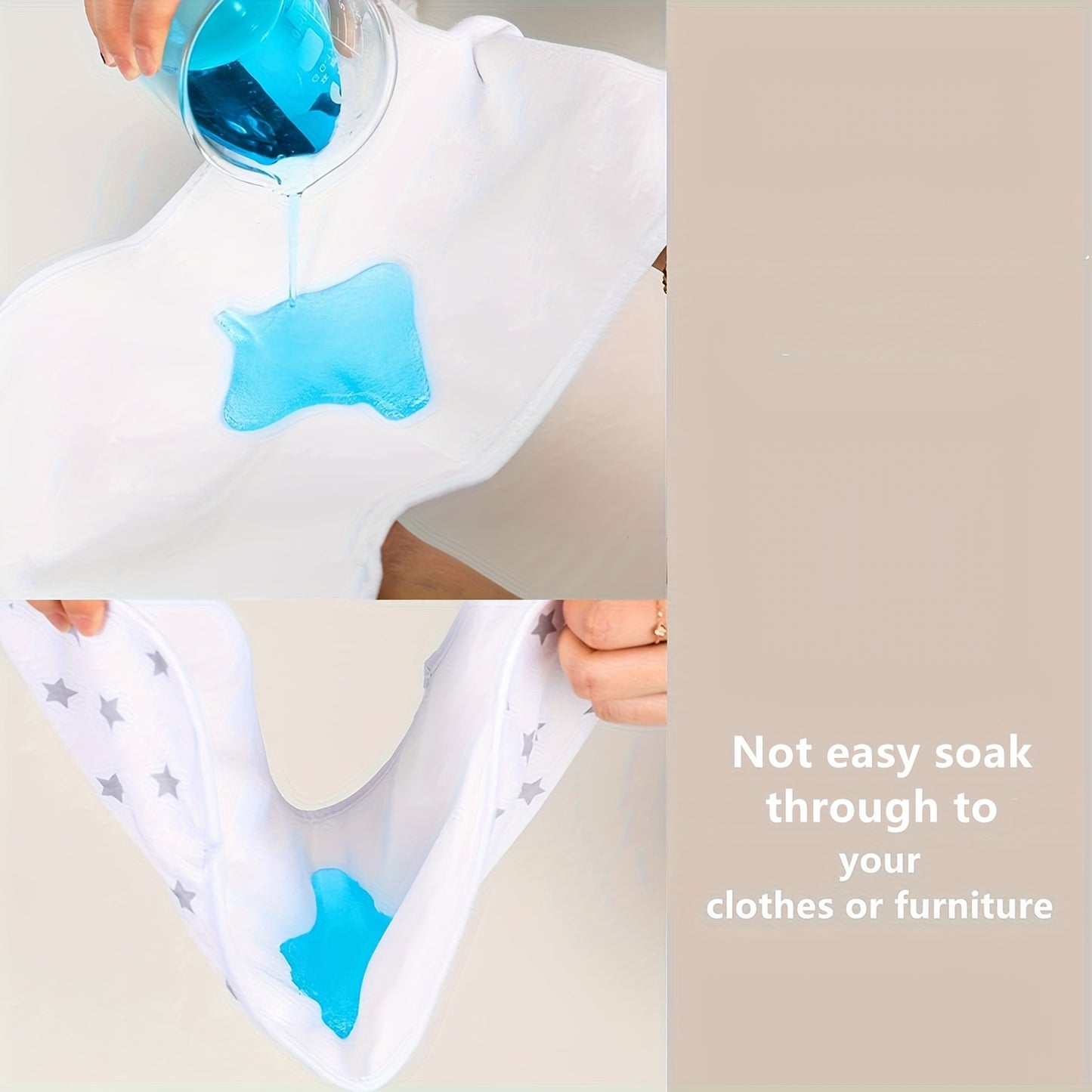 4-PIECES ULTRA-SOFT COTTON BURPING BIBS