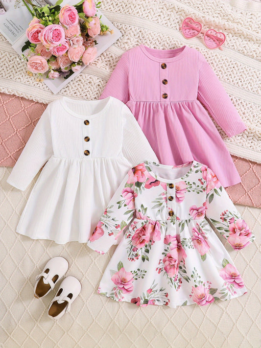 BABY GIRL DRESS SET