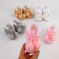 Cozy & Cute Baby Girl Booties - Soft, Anti-Slip Sock Shoes for Newborns & Toddlers - Perfect for First Steps & Crib Crawling