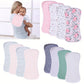 4-PIECES ULTRA-SOFT COTTON BURPING BIBS