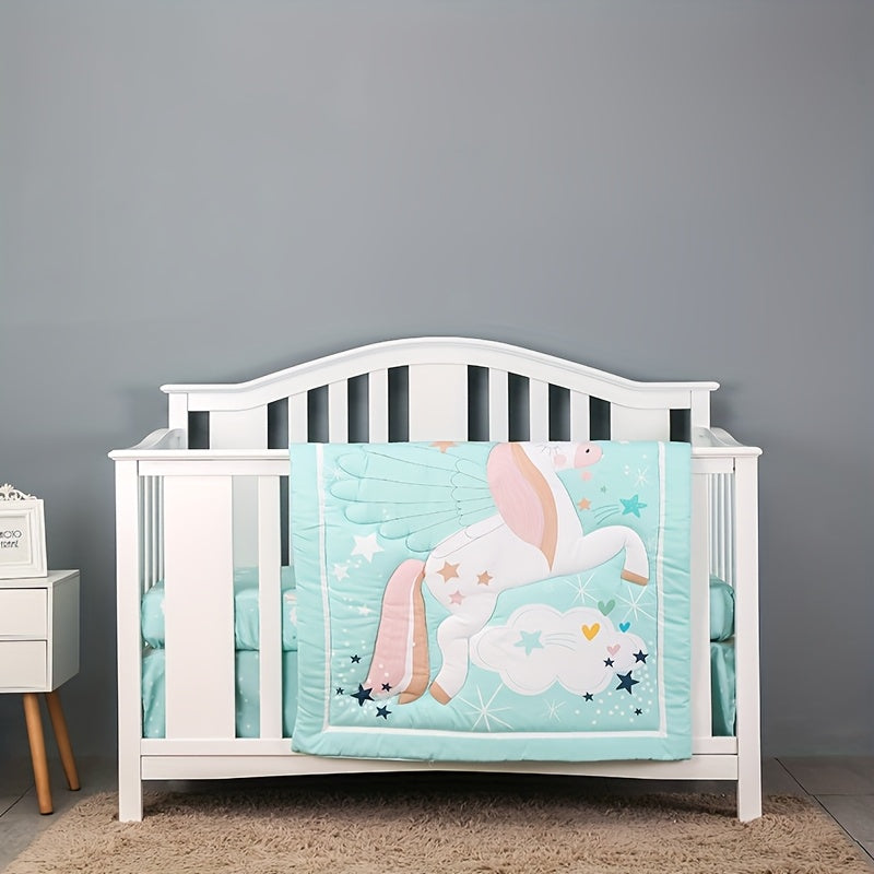 4 PIECES BABY BEDDING