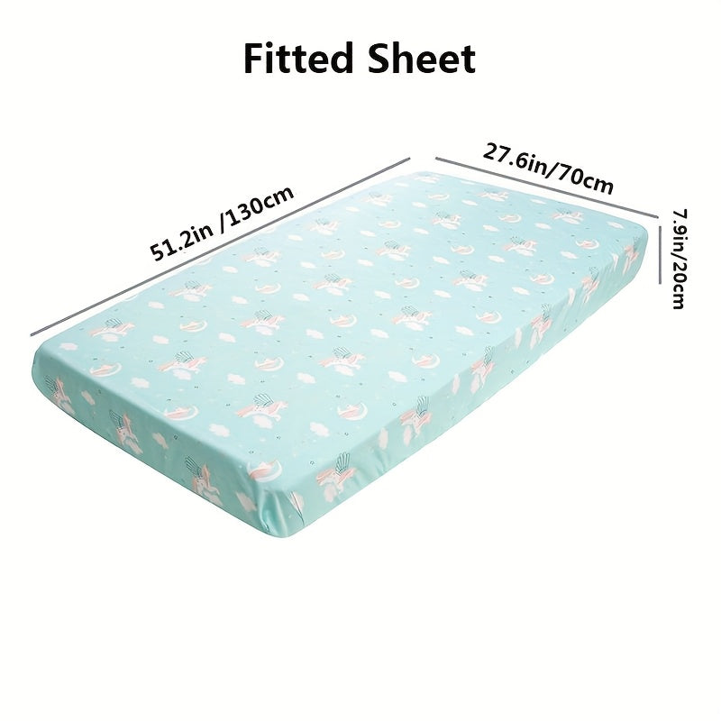 4 PIECES BABY BEDDING