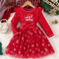 CHRISTMAS Print Dress -