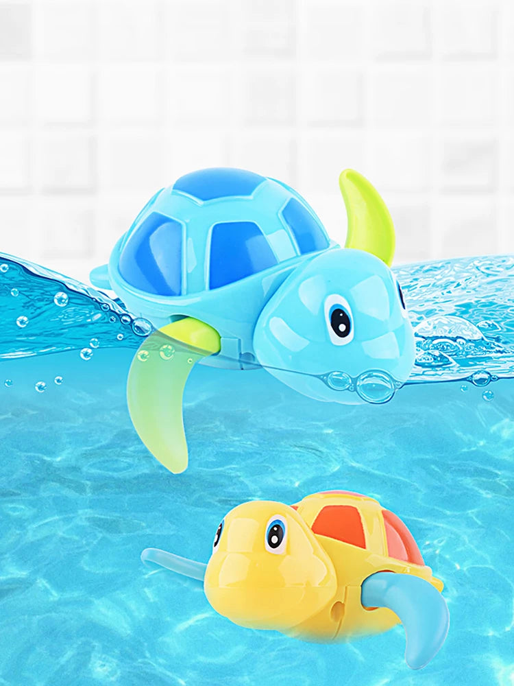 Baby Bath Toys, Clockwork Turtle For Toddlers Boys Girls, Wind Up Bath Toy, Water Toys Swimming Turtle, Random delivery