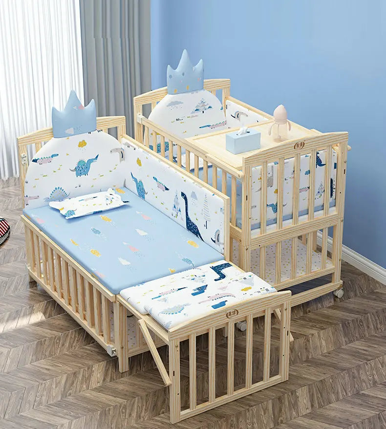 BIG BED SOLID WOOD FOR BABY
