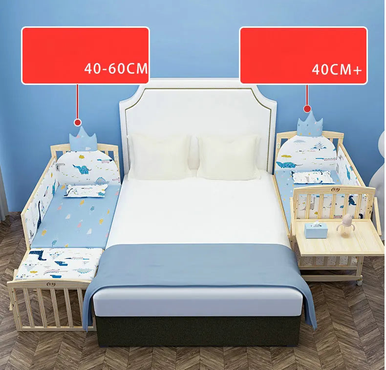 BIG BED SOLID WOOD FOR BABY