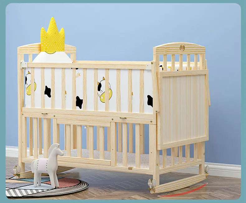 BIG BED SOLID WOOD FOR BABY