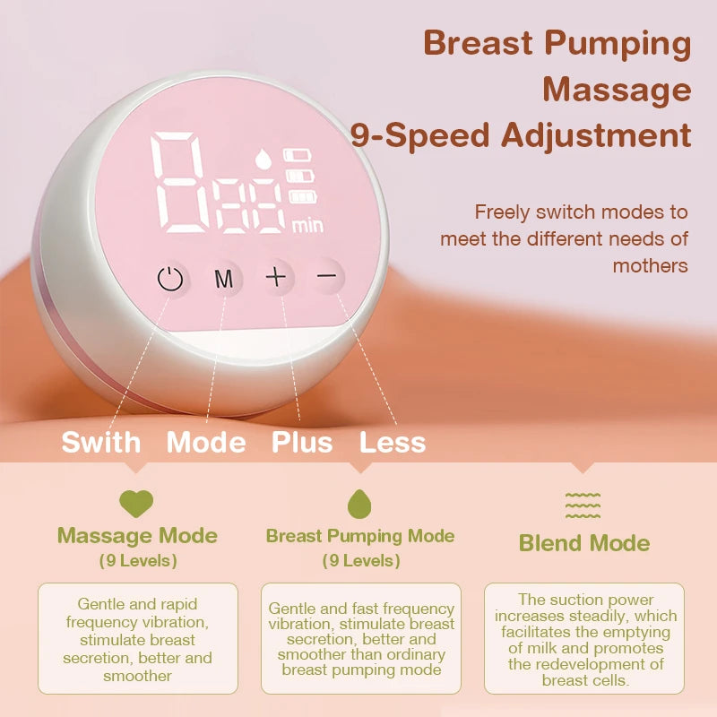 ELECTRIC AND PORTABLE BREAST PUMP
