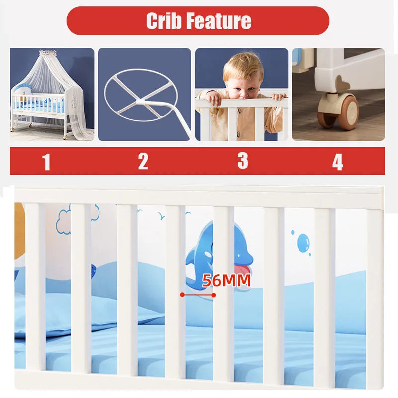BABY BEDDDING SET 4-IN-1
