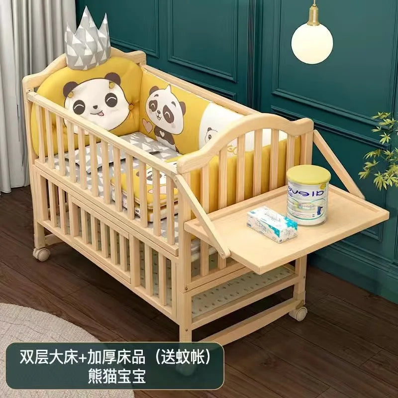 BIG BED SOLID WOOD FOR BABY
