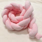 BABY BRAIDED KNOT CRIB  BUMPER