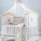 SOLID WOOD BABY CRIB FOR NEWBORN