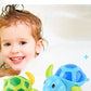 Baby Bath Toys, Clockwork Turtle For Toddlers Boys Girls, Wind Up Bath Toy, Water Toys Swimming Turtle, Random delivery