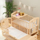 SOLID WOOD BABY BED, MULTIFUNCTIONAL ROCKING BED