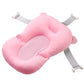 Baby Bath Seat Support Mat Foldable Baby Bath Tub Pad Chair Newborn Bathtub Pillow Infant Anti-Slip Soft Comfort Body Cushion