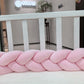BABY BRAIDED KNOT CRIB  BUMPER