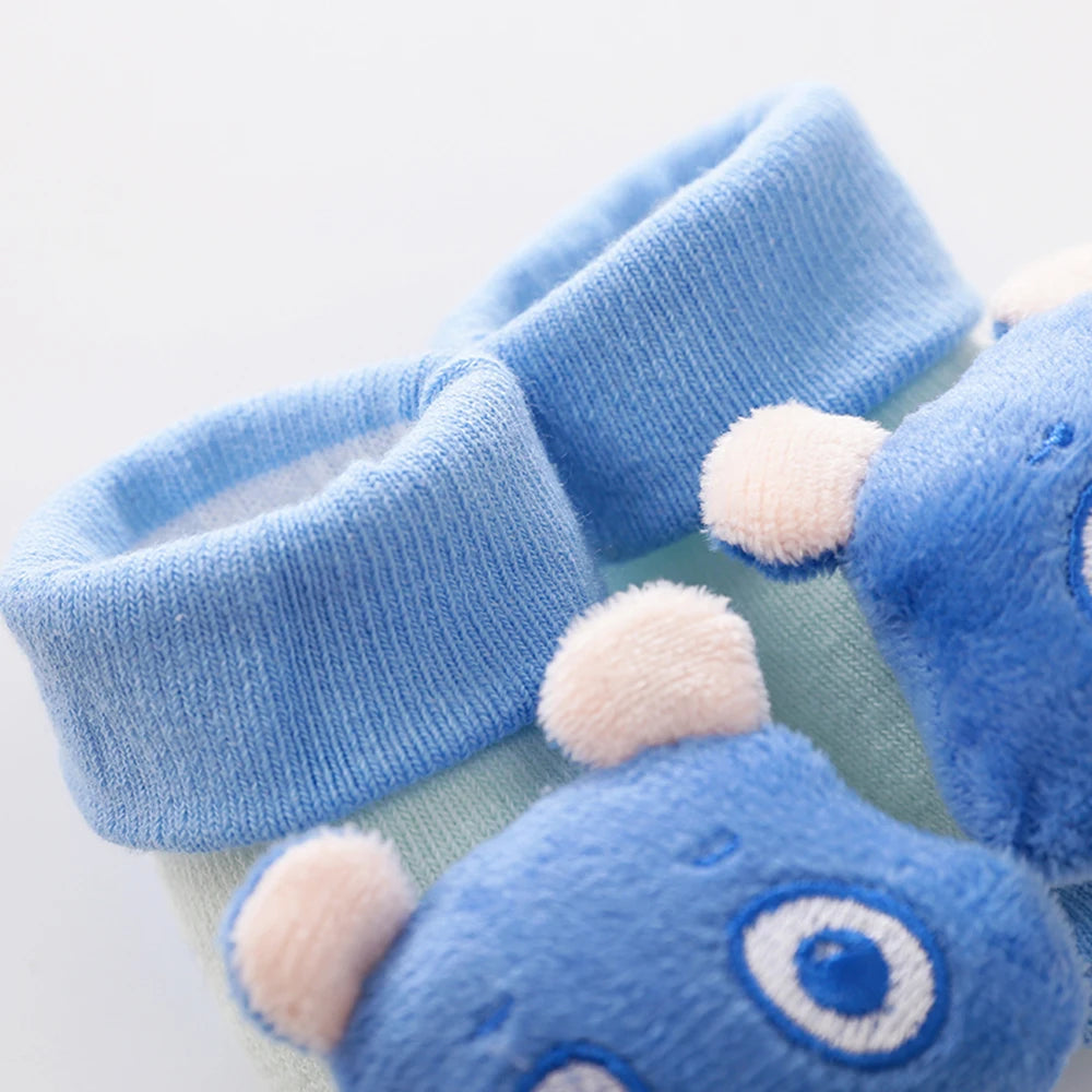 High Quality Breathable Baby Socks Non-slip Cotton Floor Socks  For Children Newborn Toddler Shoes Cat Elephant Dinosaur Lion