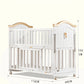 SOLID WOOD BABY CRIB FOR NEWBORN