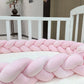 BABY BRAIDED KNOT CRIB  BUMPER