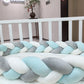 BABY BRAIDED KNOT CRIB  BUMPER