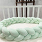 BABY BRAIDED KNOT CRIB  BUMPER