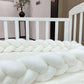 BABY BRAIDED KNOT CRIB  BUMPER