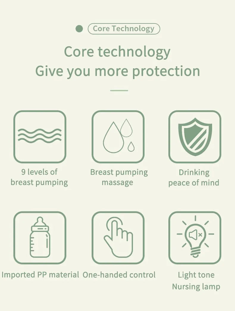 ELECTRIC AND PORTABLE BREAST PUMP