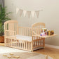 SOLID WOOD BABY BED, MULTIFUNCTIONAL ROCKING BED