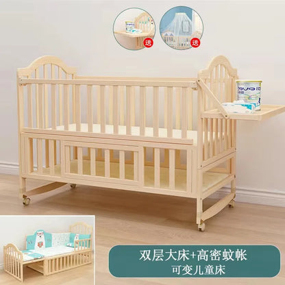 BIG BED SOLID WOOD FOR BABY