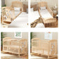 SOLID WOOD BABY BED, MULTIFUNCTIONAL ROCKING BED