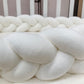 BABY BRAIDED KNOT CRIB  BUMPER