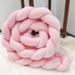 BABY BRAIDED KNOT CRIB  BUMPER