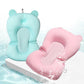 Baby Bath Seat Support Mat Foldable Baby Bath Tub Pad Chair Newborn Bathtub Pillow Infant Anti-Slip Soft Comfort Body Cushion