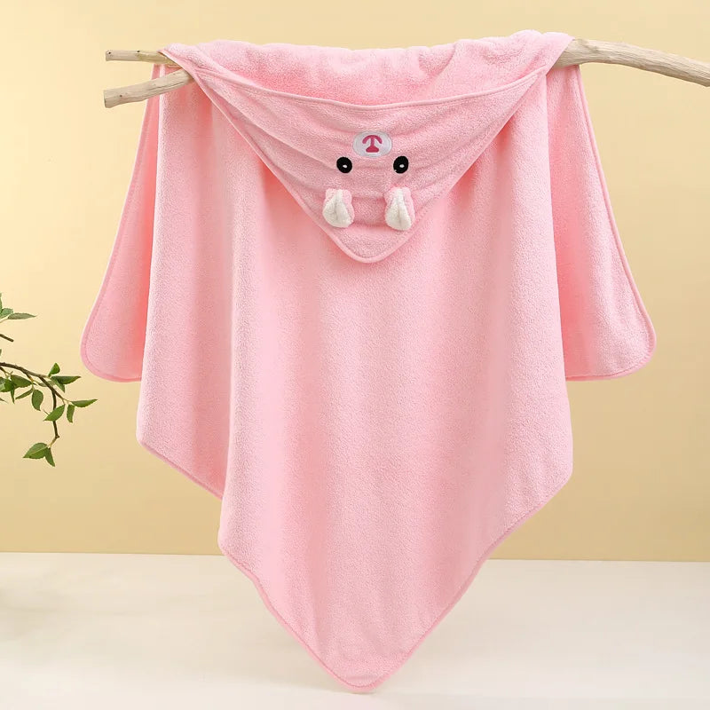 HOODED BABY BATH TOWEL