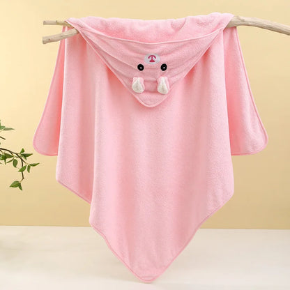 HOODED BABY BATH TOWEL