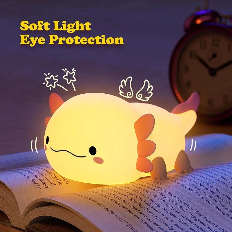THERAPEUTIC  AXOLOTL NIGHT LIGHT for babies and adults