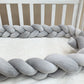 BABY BRAIDED KNOT CRIB  BUMPER