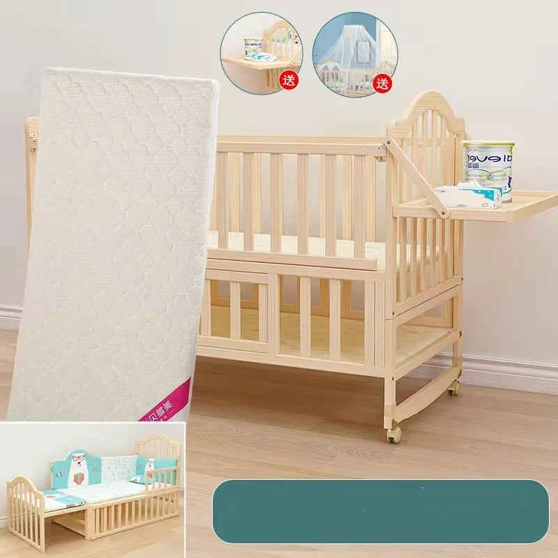 BIG BED SOLID WOOD FOR BABY