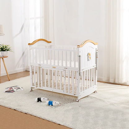 SOLID WOOD BABY CRIB FOR NEWBORN