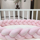 BABY BRAIDED KNOT CRIB  BUMPER
