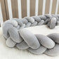 BABY BRAIDED KNOT CRIB  BUMPER