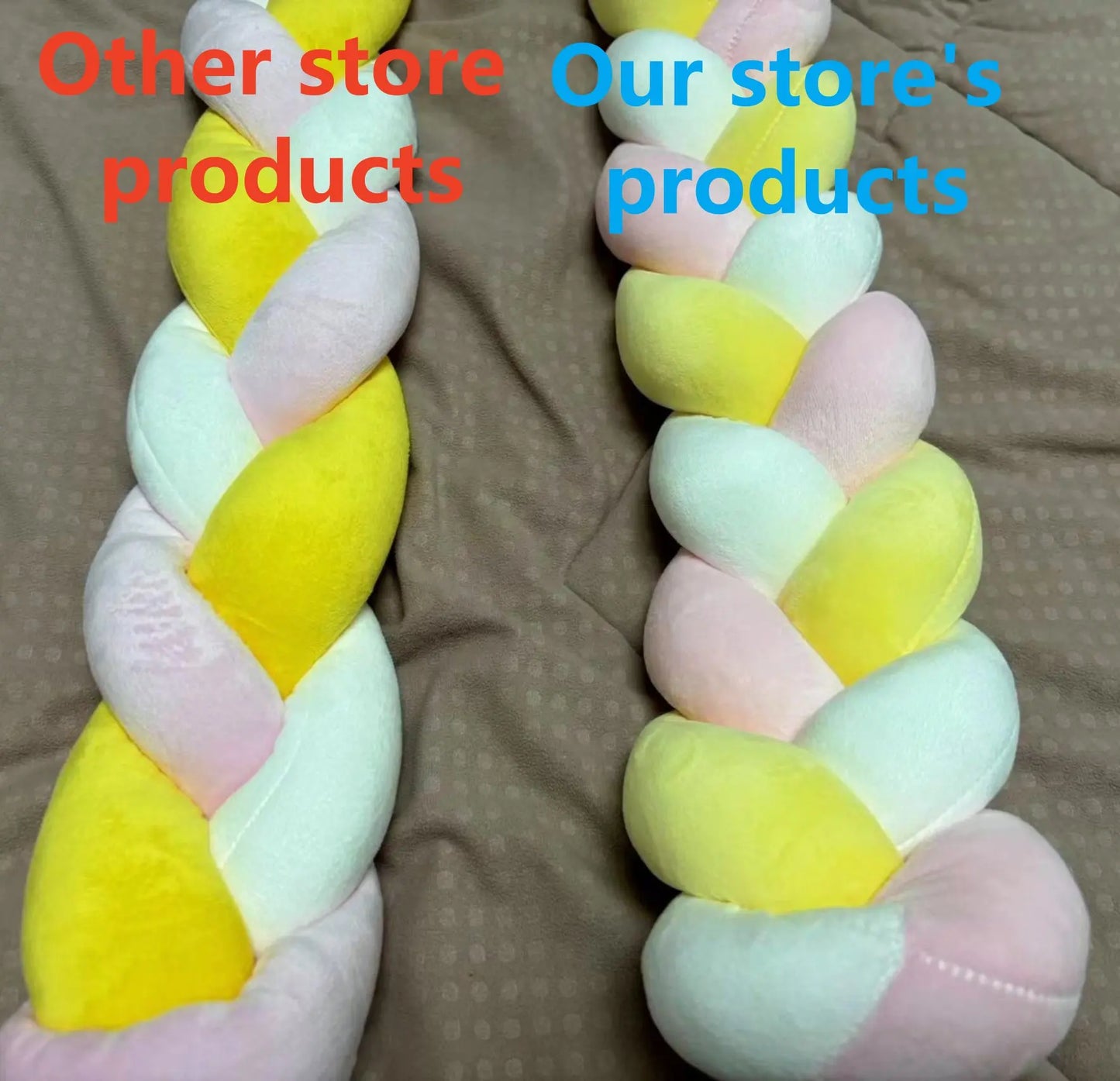 BABY BRAIDED KNOT CRIB  BUMPER