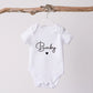 Daddy/Mommy/Sister/Brother/Baby Print Family Matching Outfits Short Sleeve Casual Family Outfit Summer Matching Set Clothing