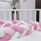 BABY BRAIDED KNOT CRIB  BUMPER