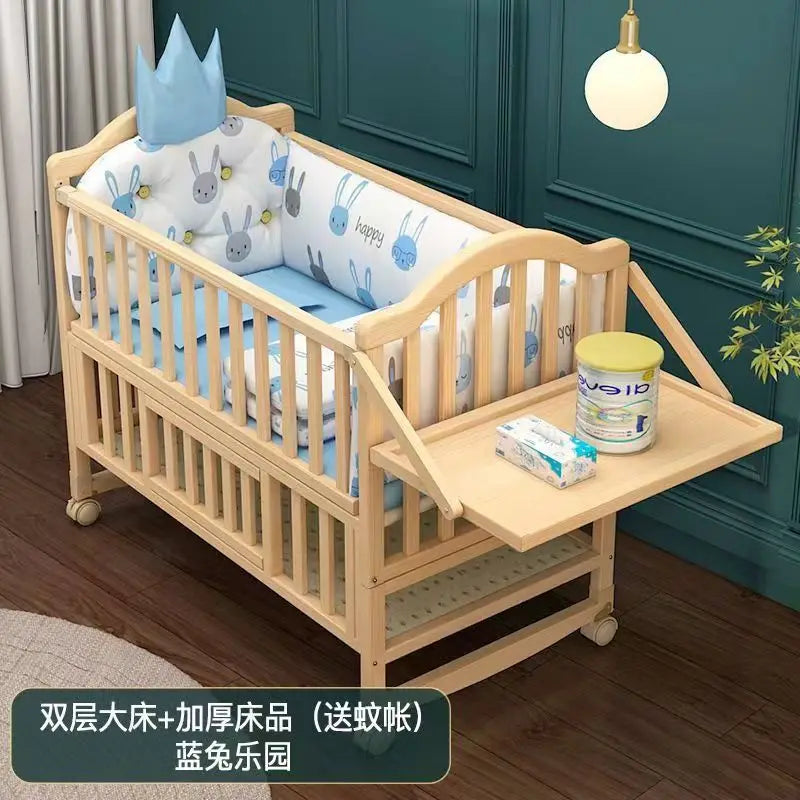 BIG BED SOLID WOOD FOR BABY