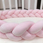BABY BRAIDED KNOT CRIB  BUMPER